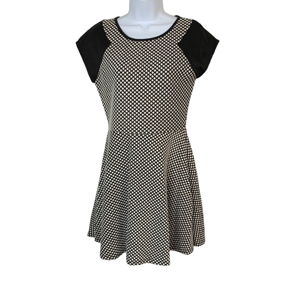 ESTAM by FRANCESCAS Stretch Knit Skater Dress Sz L